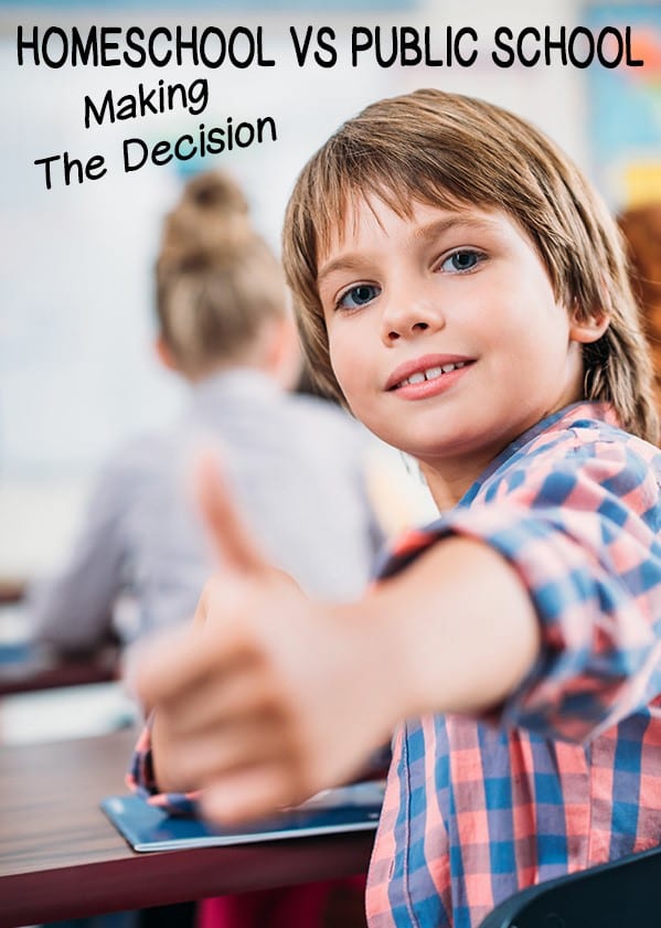 homeschool vs public school decision PIN - التعليم المنزلي ضد التعليم العام - اتخذ القرار