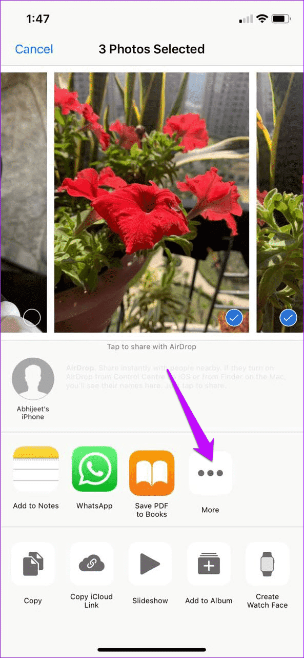 كيفية إرسال صور كاملة الدقة في WhatsApp على iOS - %categories