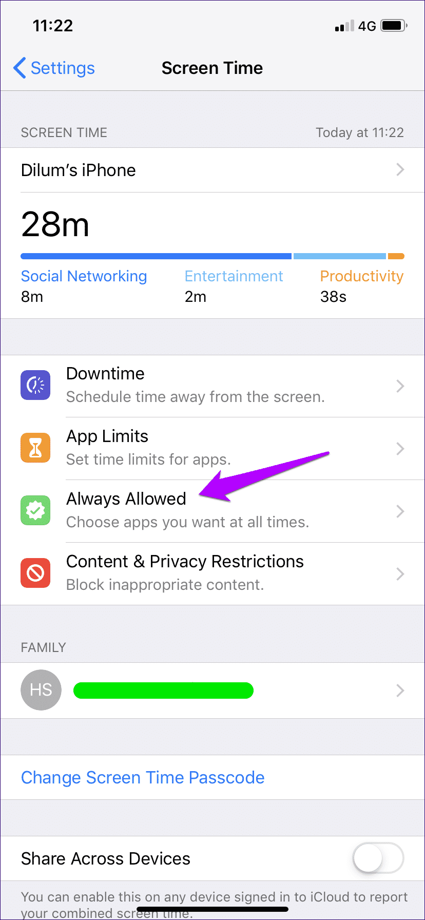 كيفية إصلاح مشكلة عدم امكانية تحديد وقت الشاشة على iOS - %categories
