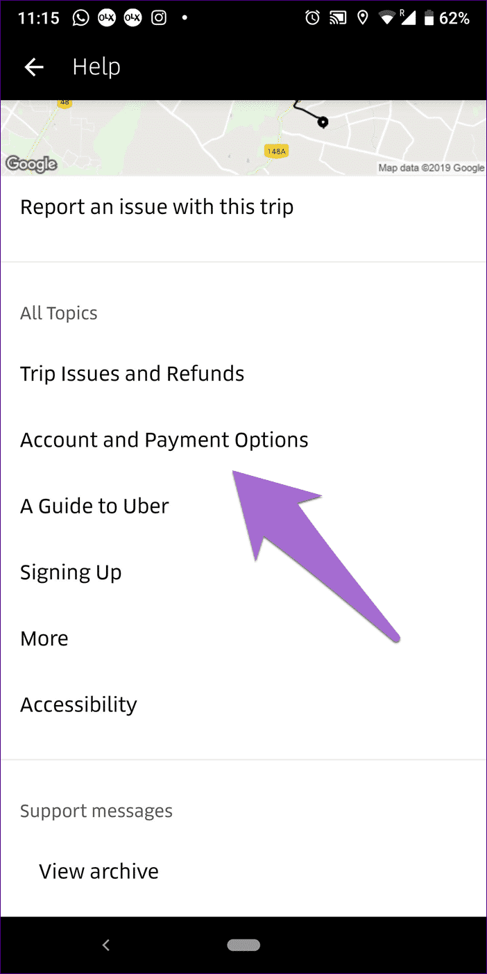 كيفية حذف الأماكن المحفوظة في تطبيق Uber - %categories