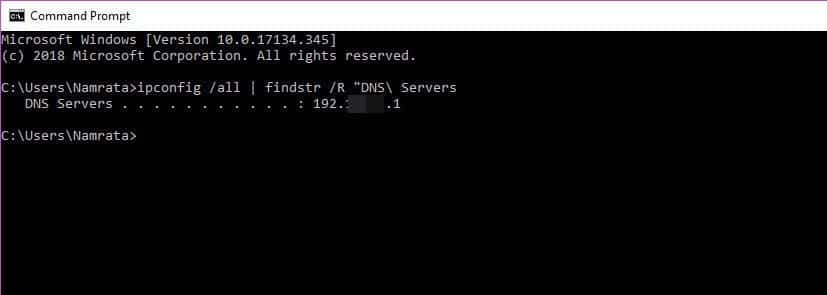 كيفية البحث عن MAC و IP وعنوان DNS على Windows 10 - %categories