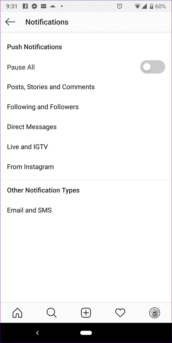 instagram notifications not working 6 4d470f76dc99e18ad75087b1b8410ea9 - كيفية إصلاح الإخطارات Instagram لا تعمل على أندرويد و iPhone