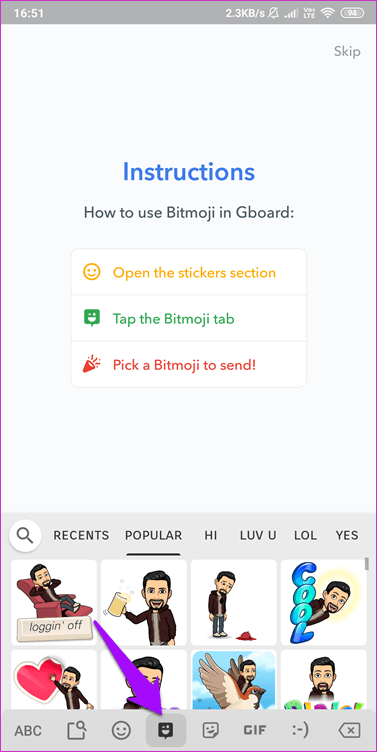 كيفية حل مشكلة Bitmoji لا تعمل على Gboard - %categories