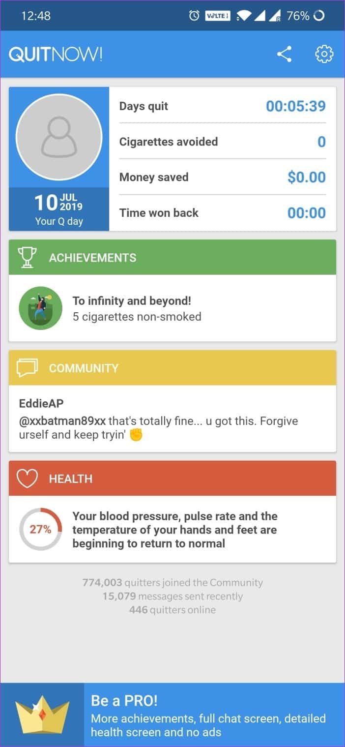 أفضل 5 تطبيقات للإقلاع عن التدخين لنظامي التشغيل iOS و Android - %categories