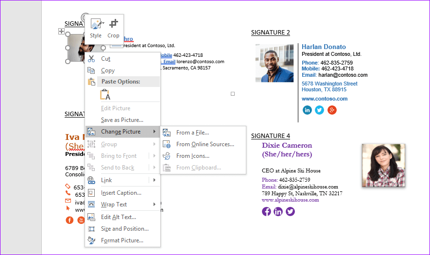 كيفية إضافة وتحرير التواقيع في Outlook Web و Desktop و Phone - %categories