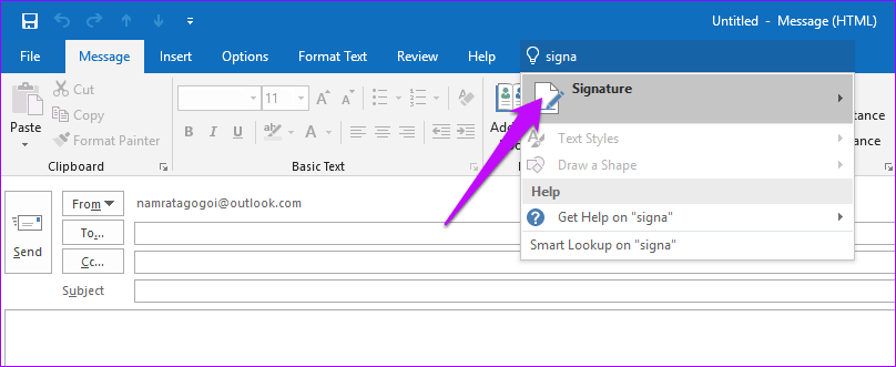 كيفية إضافة وتحرير التواقيع في Outlook Web و Desktop و Phone - %categories
