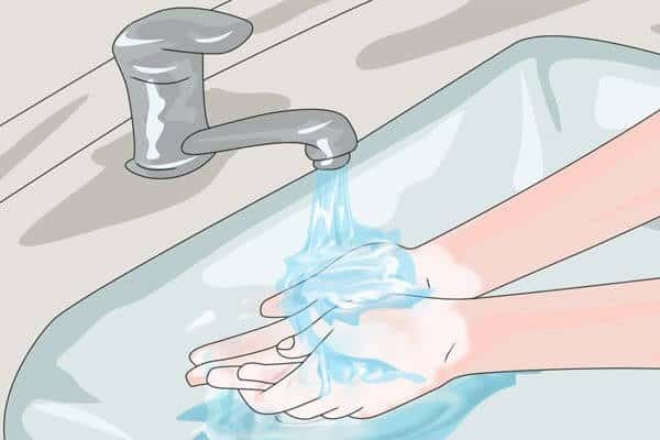 الطريقة الصحيحة لغسل يديك 5 rinse your hands 600x400 - تعلم الطريقة الصحيحة لغسل يديك