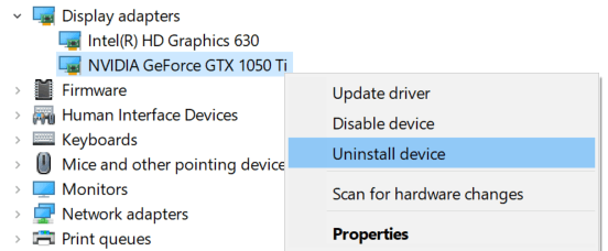 إصلاح لوحة تحكم NVIDIA لا تظهر في Windows 10 [محلول] - %categories