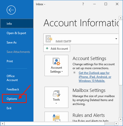 إصلاح عدم تلقي تنبيهات البريد الإلكتروني الجديدة في Outlook 2016/2013 على نظام التشغيل Windows 10 - %categories