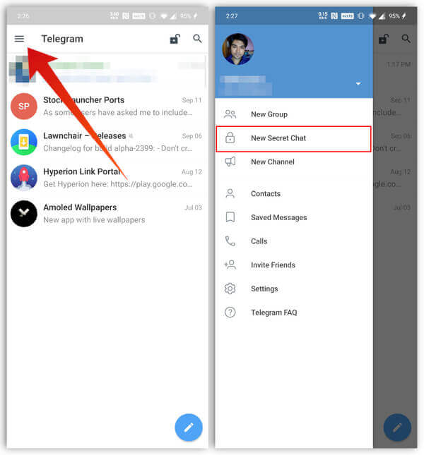 كيفية إرسال Messageتدمير الذاتي في Telegram - %categories