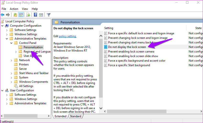 كيفية ايقاف القفل التلقائي في windows10 - %categories
