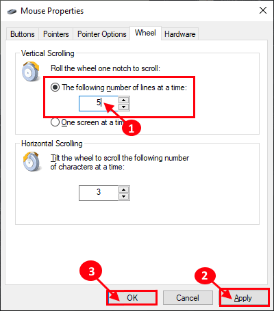 إصلاح: عجلة تمرير الماوس لا يعمل في نظام التشغيل Windows 10 - %categories