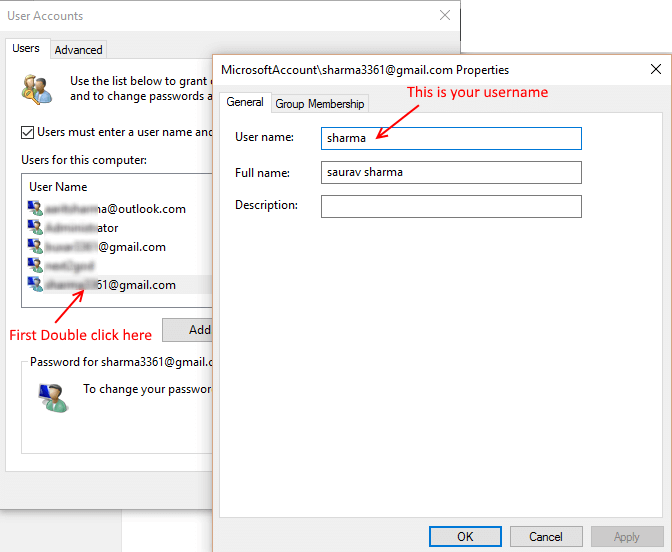 طريقتان لمعرفة اسم مستخدم الكمبيوتر في نظام التشغيل Windows 10 - %categories