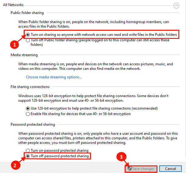 إصلاح: أجهزة الكمبيوتر لا تظهر على الشبكة في نظام التشغيل Windows 10 - %categories