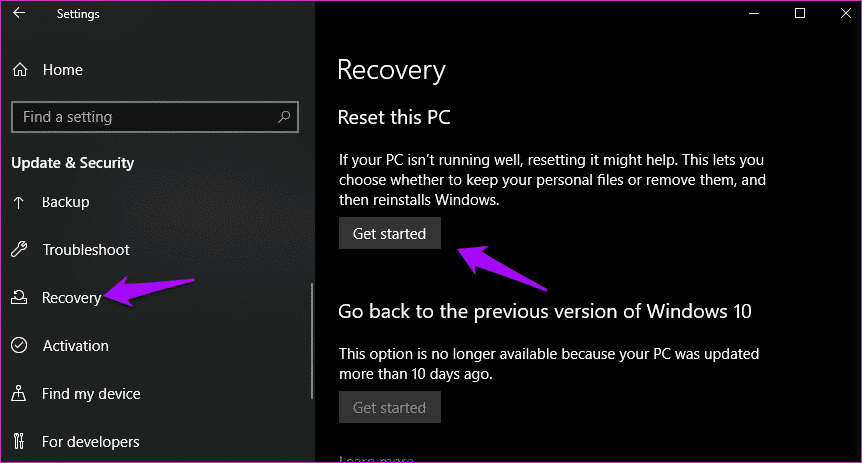 ما هو الفرق بين الاستعادة والإعادة في Windows 10 - %categories