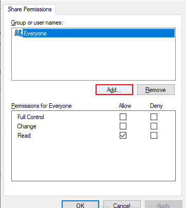 إصلاح خطأ لا يمكن مشاركة المجلد الخاص بك في نظام التشغيل Windows 10 - %categories