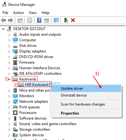 إصلاح - المفاتيح الوظيفية للوحة المفاتيح لا تعمل في windows 10 - %categories