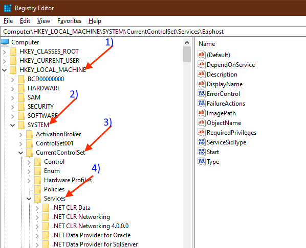 كيفية إصلاح رمز الخطأ 1068 على Windows 10 - %categories