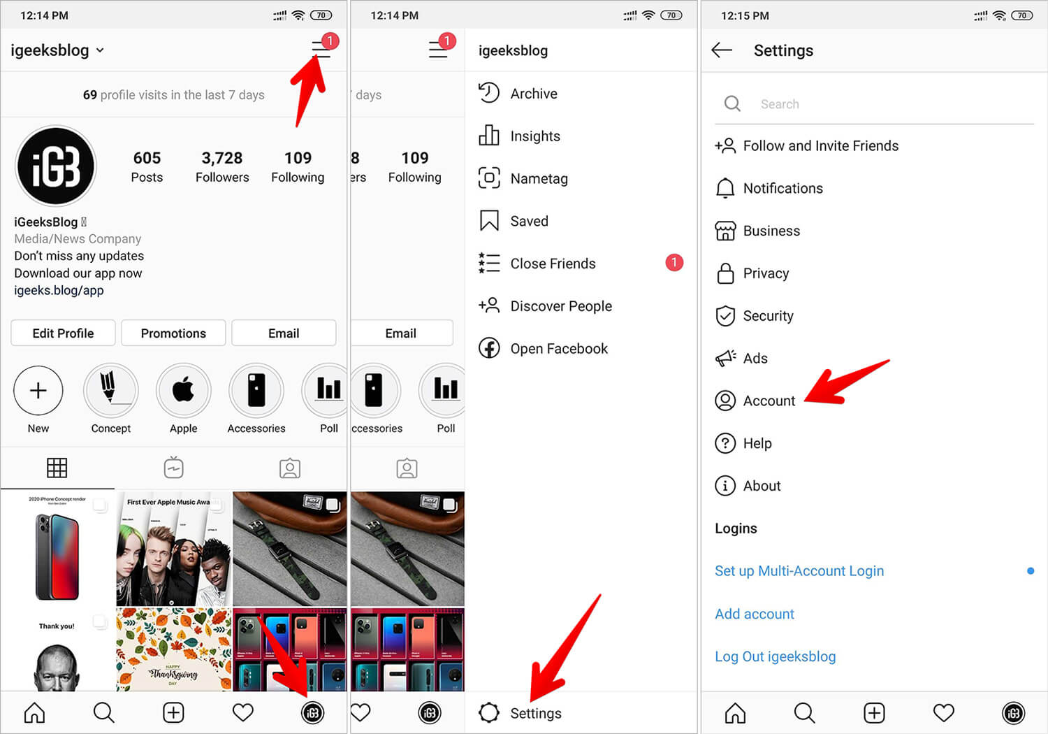 كيفية إصلاح خطأ الإجراء المحظور على Instagram في iPhone و Android - %categories