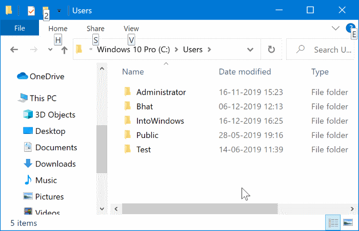 كيفية إعادة تسمية مجلد المستخدم في مستكشف الملفات على Windows 10 - %categories