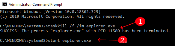 كيفية إعادة تشغيل عملية explorer.exe في Windows 10 - %categories