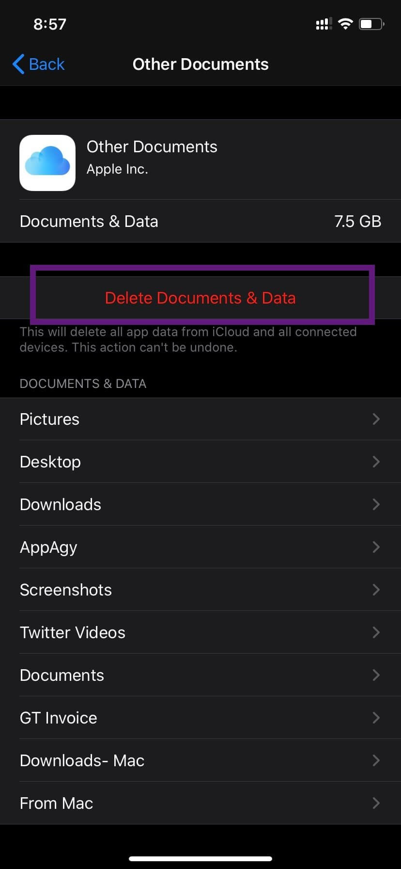 كيفية حذف التخزين من على iCloud على iPhone و Mac - %categories
