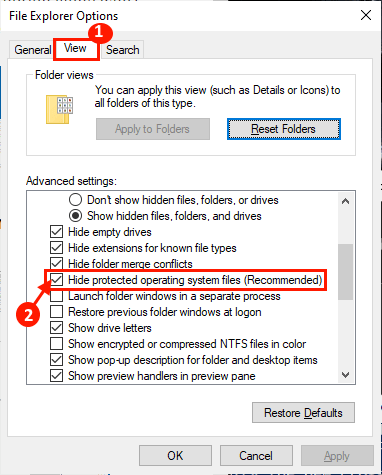 كيفية عرض ملفات النظام المخفية في Windows 10 - %categories