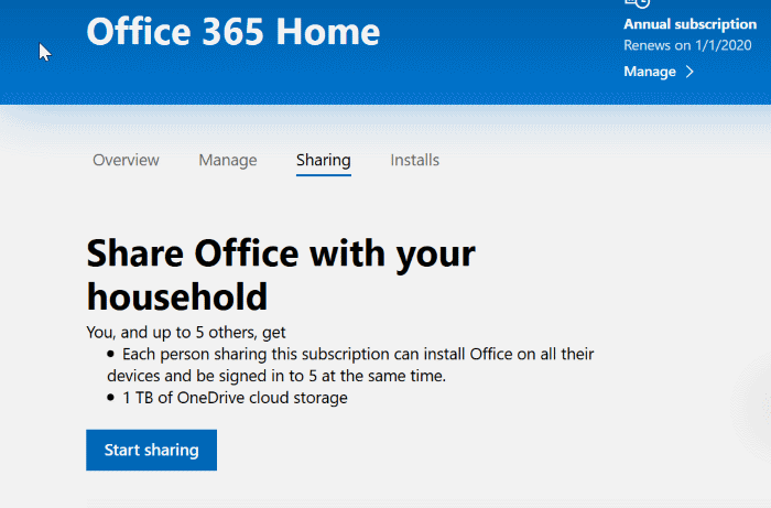 كيفية مشاركة اشتراك Office 365 Home مع الآخرين - %categories