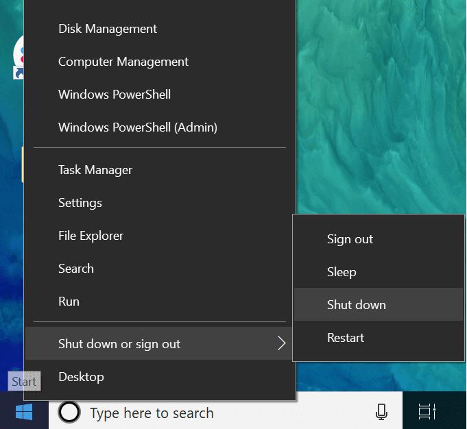 A-pop-up-menu-will-appear-on-the-right-side.-1 اغلاق او قفل ويندوز باستخدام اختصارات لوحة المفاتيح