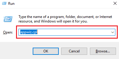 Appwiz-1 إصلاح: خطأ فادح في البنية الأساسية في نظام التشغيل Windows 10