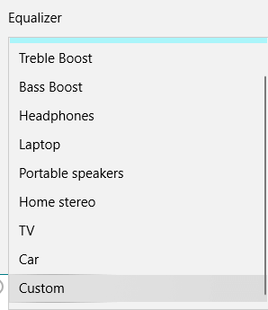 Choose-the-Custom-option-to-set-the-equalizer-frequency-according-to-your-needs كيفية استخدام Equalizer في Music Groove على نظام التشغيل Windows 10