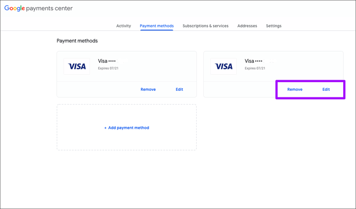 كيفية إضافة أو حذف بطاقة الائتمان ومعلومات الدفع الأخرى في Chrome - %categories