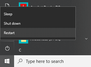 Click-on-the-Restart-option-and-your-computer-will-restart-itself-1 15 نصيحة لزيادة سرعة جهاز الكمبيوتر الخاص بك