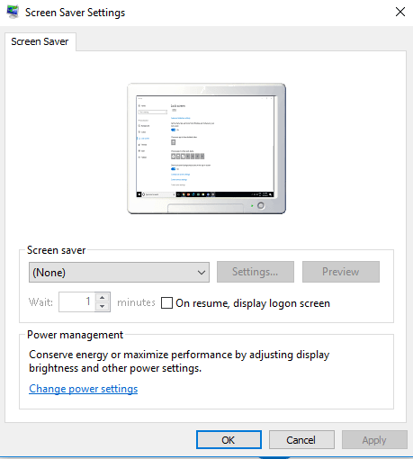 Default-screensaver-is-activated-on-your-system-min ما هي عملية dwm.exe (مدير نافذة سطح المكتب) (Desktop Window Manager)؟
