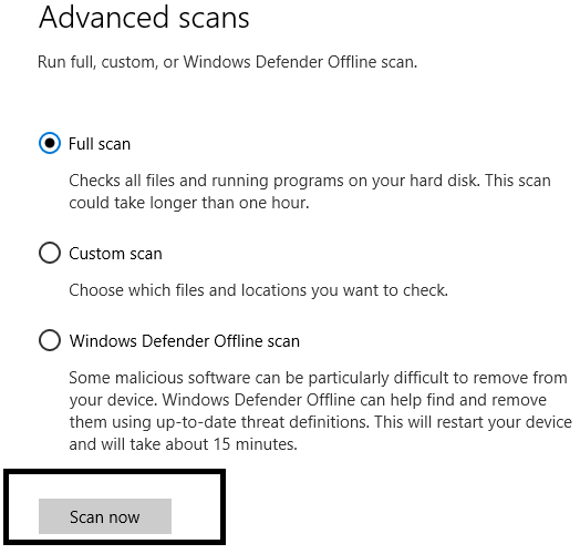 Finally-click-on-Scan-now-1 15 نصيحة لزيادة سرعة جهاز الكمبيوتر الخاص بك