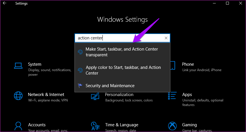 10 طرق لإصلاح Action Cen­ter غير مرئي أو لا يظهر على شريط المهام في Windows 10 - %categories