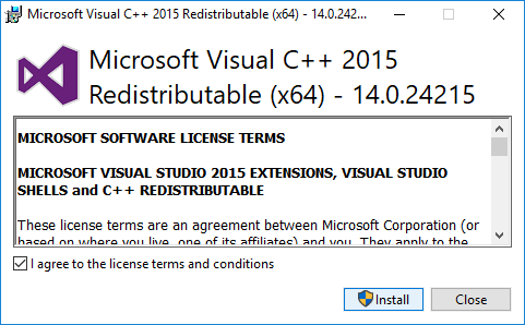 Follow-the-on-screen-instruction-to-install-the-Microsoft-Visual-C-Redistributable-package غير قادر على تثبيت DirectX على Windows 10 إليك كيفية إصلاح ذلك
