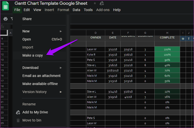 أفضل 6 قوالب Google Sheets لإدارة المشاريع - %categories