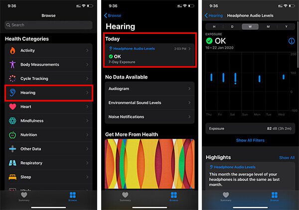 كيفية التحقق مما إذا كنت تستمع إلى الموسيقى بصوت عالٍ للغاية على جهاز iPhone - %categories