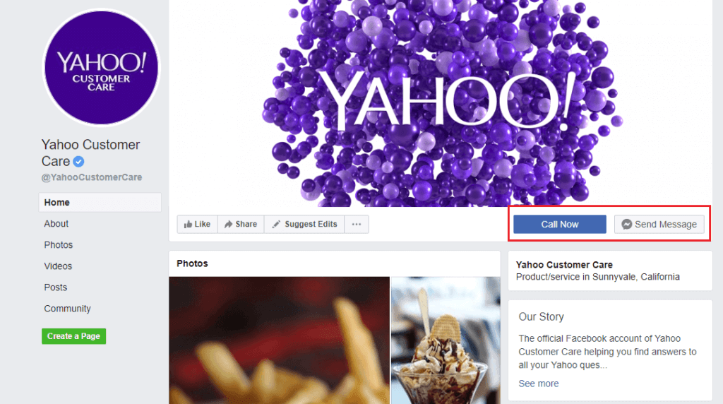 كيفية الاتصال بـ Yahoo للحصول على معلومات الدعم - %categories