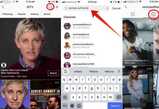 Instagram-search-igtv-videos-e1578432475808 دليل كامل حول كيفية استخدام IGTV (Instagram TV)