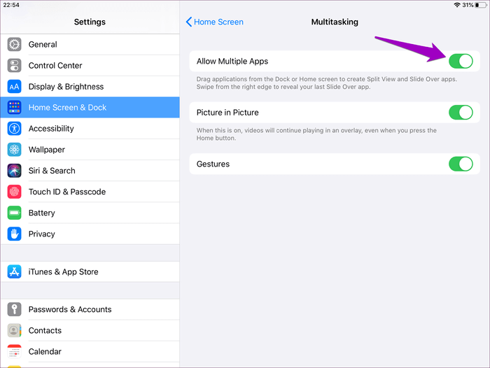 Ipad-Split-View-Not-Working-Fixes-7_935adec67b324b146ff212ec4c69054f أفضل 9 اصلاحات لخطأ عدم عمل تقسيم الشاشة على iPad