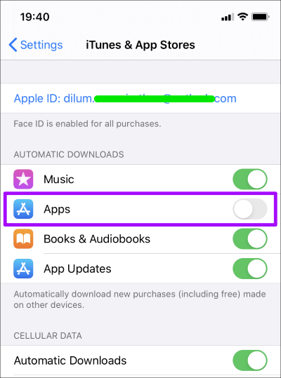 Iphone-Stop-Downloading-Apps-Automatically-1_4d470f76dc99e18ad75087b1b8410ea9 لماذا يقوم iPhone بتنزيل التطبيقات بنفسه وكيفية إيقاف ذلك
