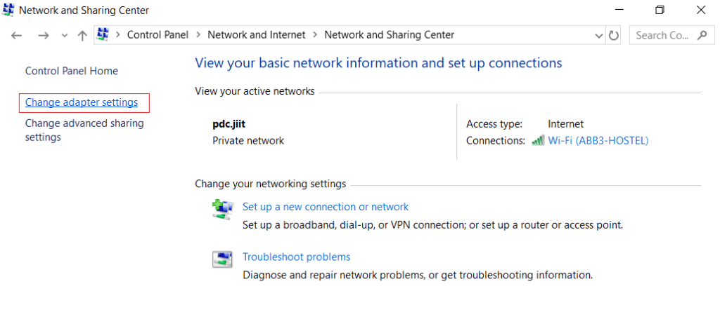 On-the-upper-left-side-of-the-Network-and-Sharing-Center-click-on-Change-Adapter-Settings-1024x445-3 3 طرق لتغيير إعدادات DNS على Windows 10