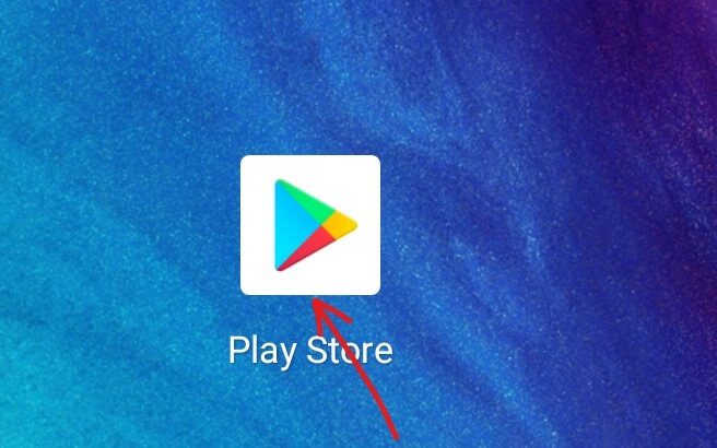 Open-Google-Playstore-from-your-home-screen إصلاح لا يمكن إرسال أو تلقي رسائل نصية على Android