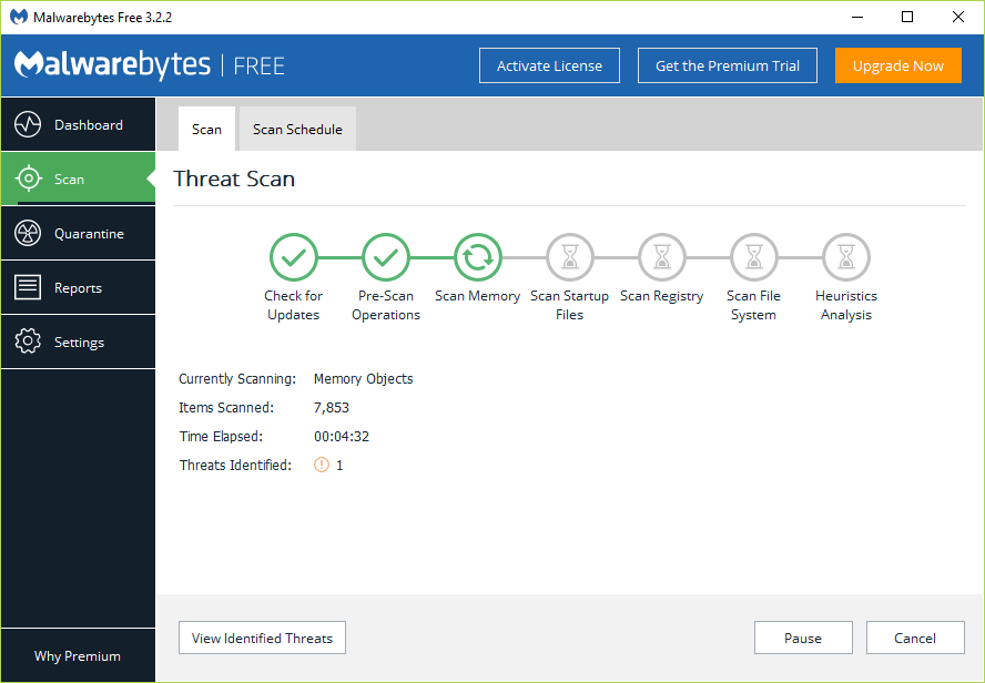 Pay-attention-to-the-Threat-Scan-screen-while-Malwarebytes-Anti-Malware-scans-your-PC 15 نصيحة لزيادة سرعة جهاز الكمبيوتر الخاص بك