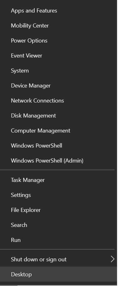 Press-WinX-shortcut-keys-on-your-keyboard.-Quick-access-menu-will-open-up اغلاق او قفل ويندوز باستخدام اختصارات لوحة المفاتيح