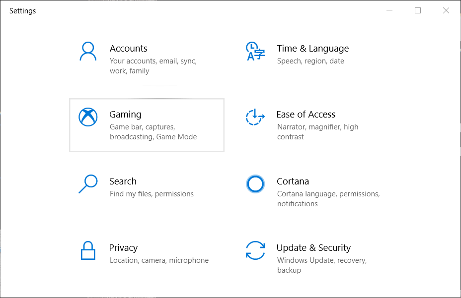 Press-Windows-Key-I-to-Open-Settings-then-click-on-Gaming 15 نصيحة لزيادة سرعة جهاز الكمبيوتر الخاص بك