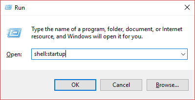 Press-Windows-Key-R-then-type-shellstartup-and-hit-Enter 4 طرق لتعطيل برامج بدء التشغيل في Windows 10