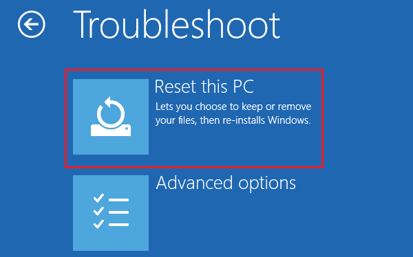 Reset-this-PC-min إصلاح: سيتم إعادة تشغيل جهاز الكمبيوتر الخاص بك تلقائيًا في دقيقة واحدة في Windows 10